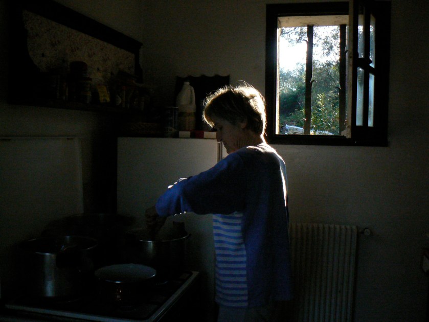 cuisson de confiture et lumière de lait