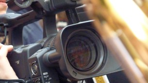 caméra vidéo en tournage